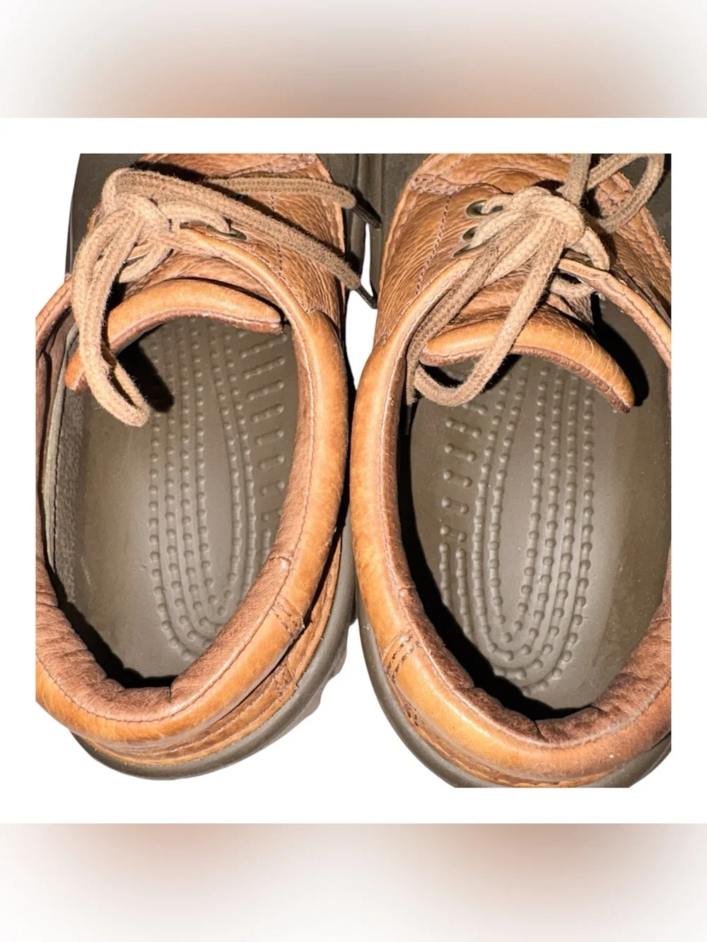 CROCS Islander Axle Men's Two-Tone Brown Boat Shoes